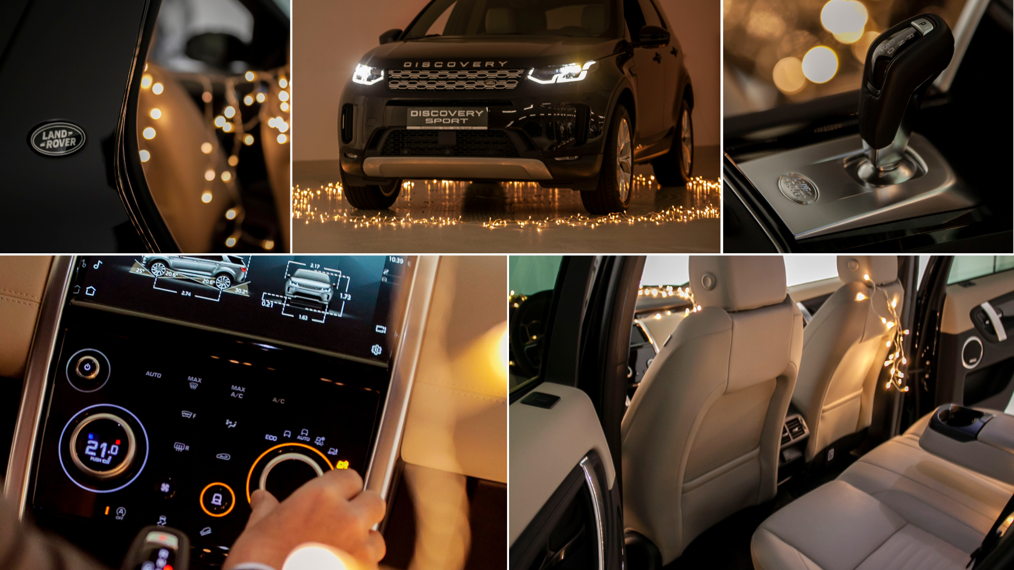 Land Rover Discovery Sport in Weihnachtsstimmung bei Auto Stahl